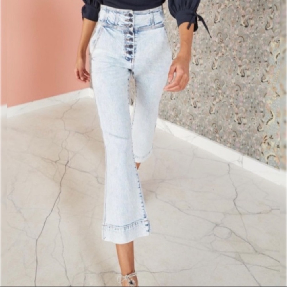 Ulla Johnson Ellis Acid flare jean